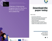 Mentoring paper launched!