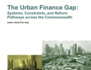 The Urban Finance Gap: Taking the UFAG's work to the wider CLGF membership