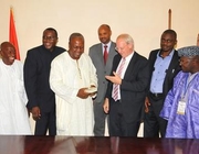 Representatives and members of CLGF meet Ghana's Vice-President